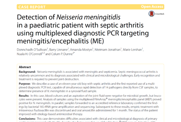 Ireland: Meningitis/encephalitis