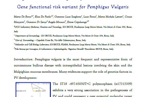 Italy: Pemphigus Vulgaris