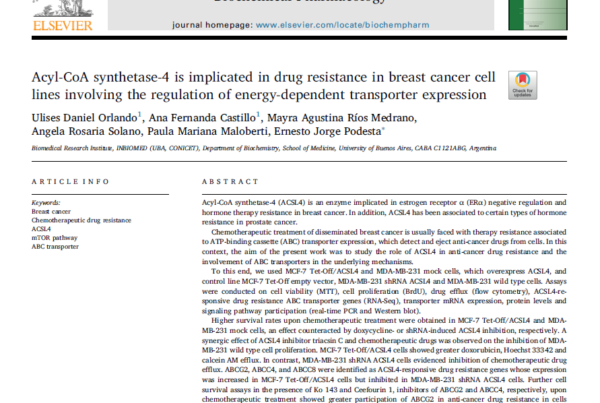 Argentina: Drug resistance in breast cancer