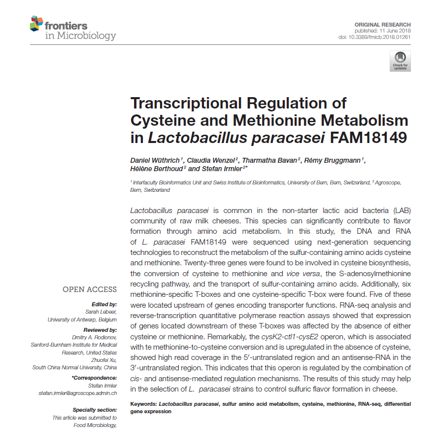 Lactobacillus study