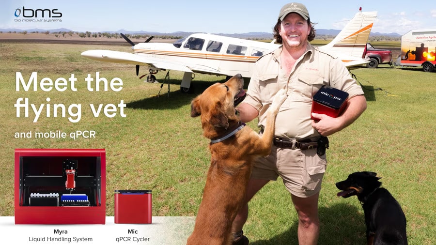 The Flying Vet – Delivering on Diagnosis and Care with the Mic and Myra Mobile qPCR